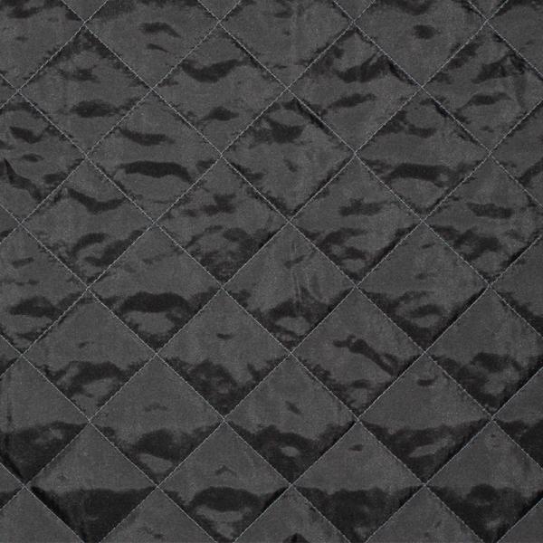 Lining Dark Grey Quilted 5cm Lining Fabric Quilted