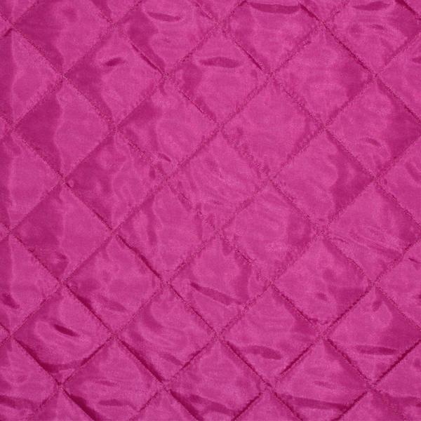 Lining Fuchia Quilted 5cm Lining Fabric Quilted