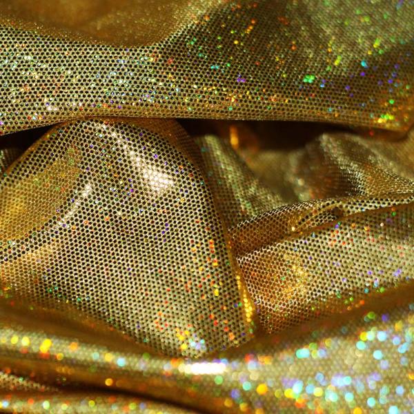 Hologram Fabric Gold Hologram Fabric