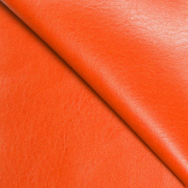 Leather Fabric Orange Leather Imitation Fabric