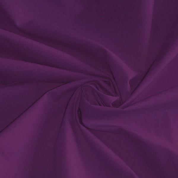 Poplin Cotton Fabric Purple Poplin Cotton Fabric