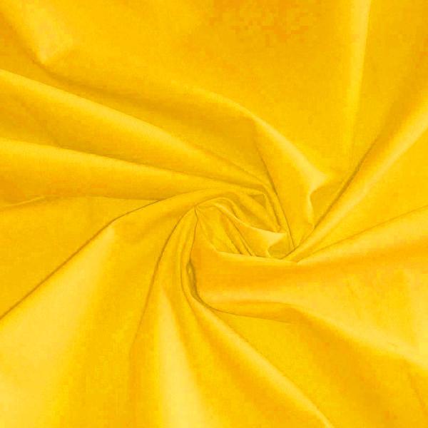 Poplin Cotton Fabric Yellow Poplin Cotton Fabric