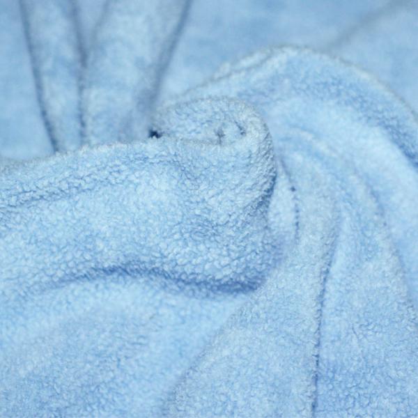 Cotton Fleece Fabric (Sherpa) Baby Blue Cotton Fleece Fabric (Sherpa)