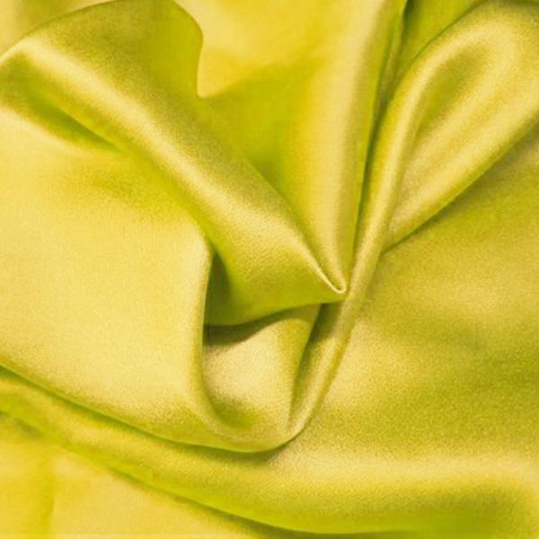Satin Cotton Stretch Yellow Cotton Satin Fabric