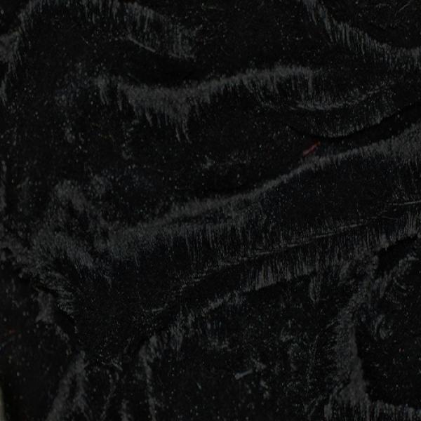 Fur Fabric Black Fur Fabric