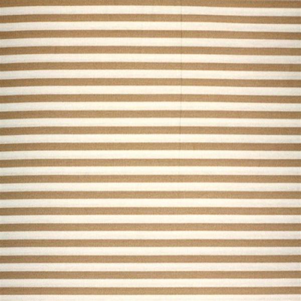 Cotton Stripe Beige White 5mm Cotton Poplin Stripes