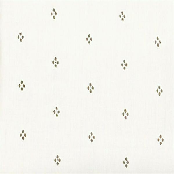 Embroidery Swiss Four Leaf Clover White Embroidery Swiss