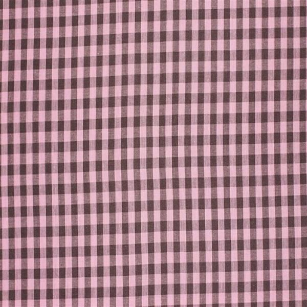 Gingham Pink / Grey 9mm Cube 9 mm Mix (Ginghams)