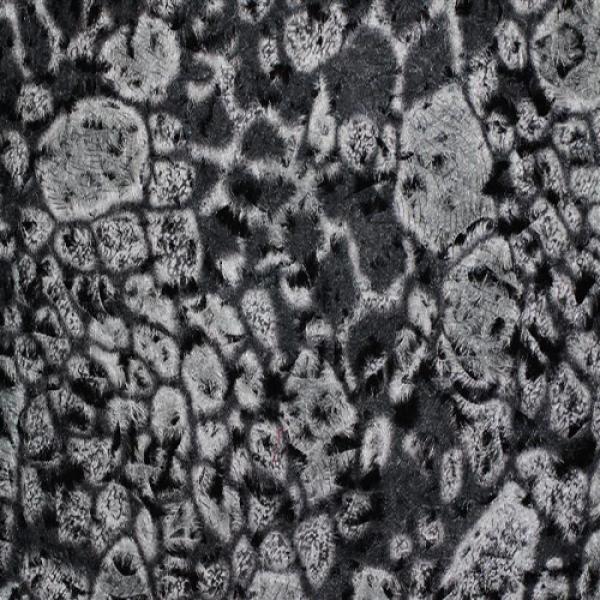 Wool Boucle Fabric Giraffe Grey Wool Fabric
