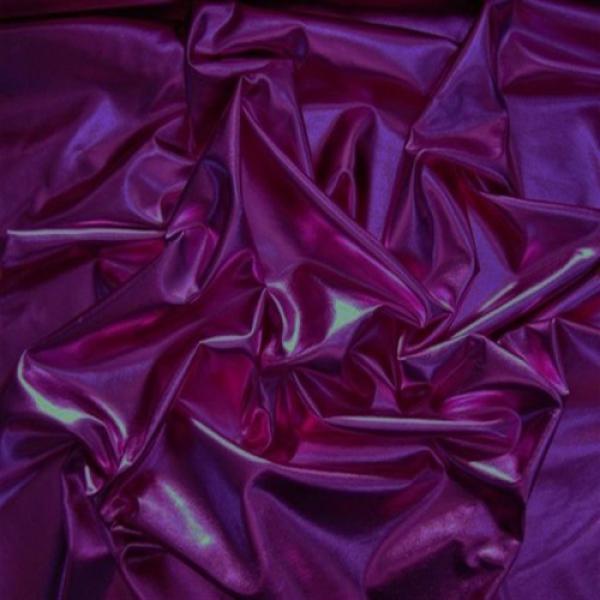 Lame Stretch Dark Purple Lame Fabric