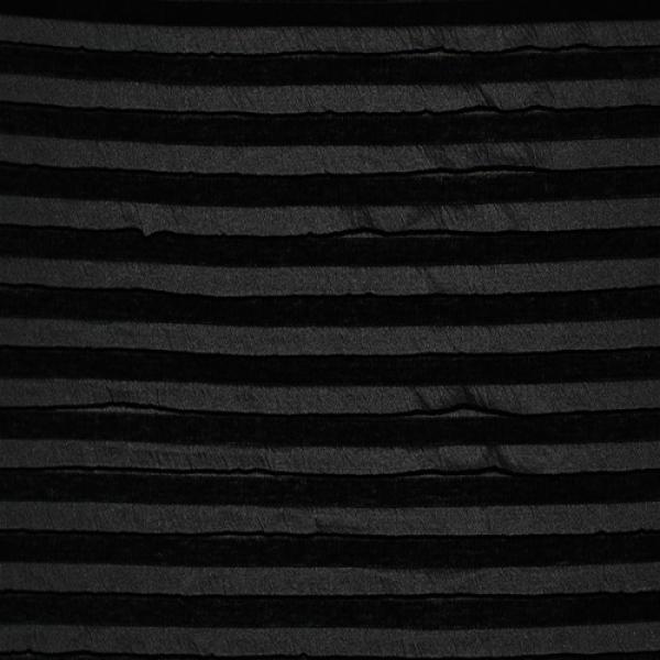 Ruffle Jersey Black Dark Grey Jersey Ruffle Fabric
