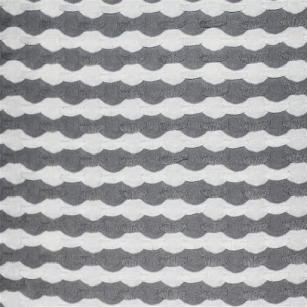 Ruffle Jersey Off White Light Grey Jersey Ruffle Fabric