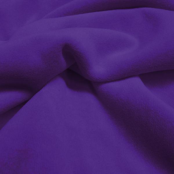 Nicky Velour Dark Purple Nicky Velour Fabric