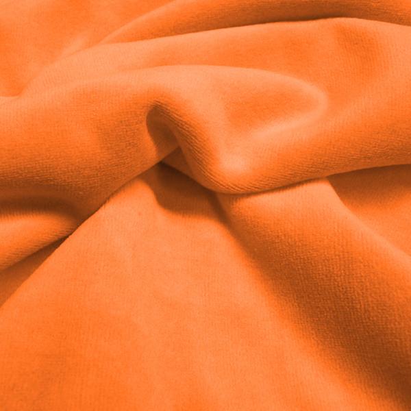 Nicky Velour Orange Nicky Velour Fabric