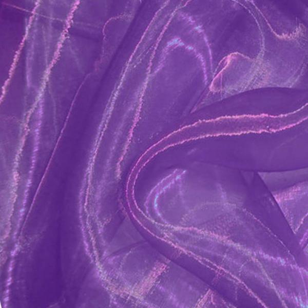 Organza Fabric Two Tone Purple Lila Organza Fabric