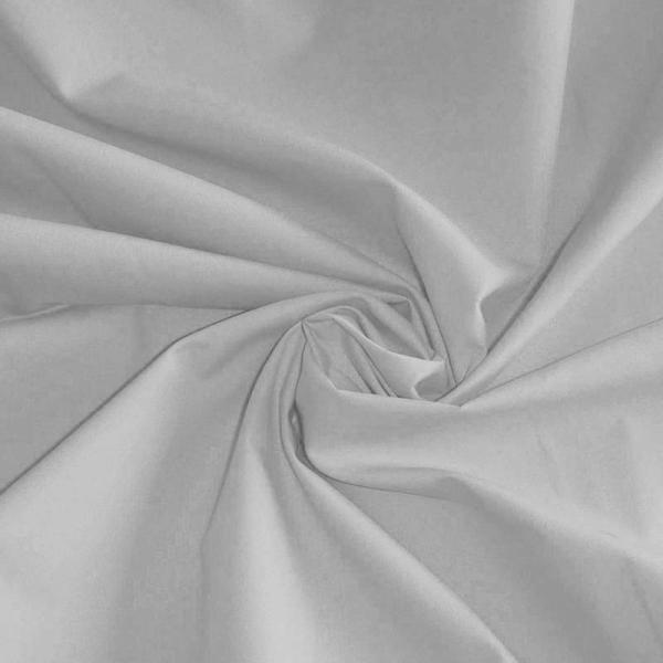 Poplin Cotton Fabric Light Grey Poplin Cotton Fabric