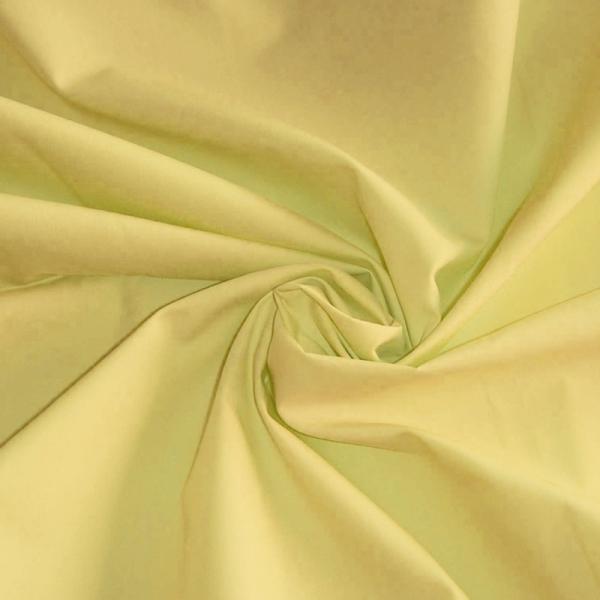 Poplin Cotton Fabric Ocher Yellow Poplin Cotton Fabric