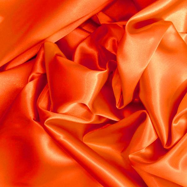 Satin Fabric Orange Satin Fabric