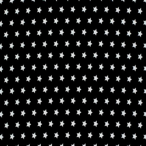 Star Fabric Black 9 mm 9mm Stars On Cottton Fabric