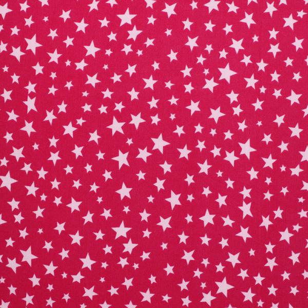Star Fabric Fuchsia Pink Color Mix Star Fabric
