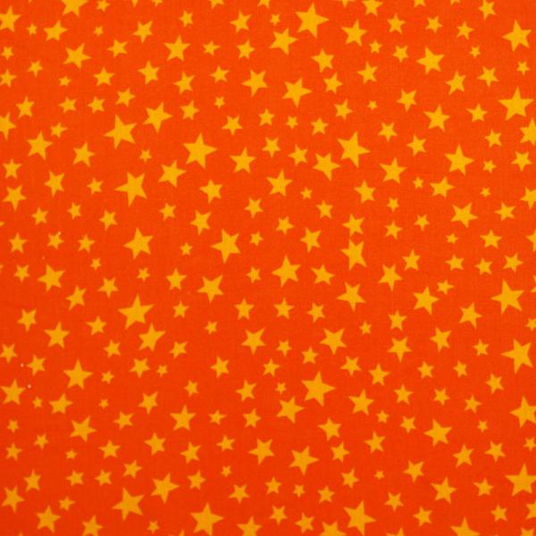 Star Fabric Orange Yellow Color Mix Star Fabric