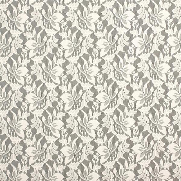 Lace Fabric Flowers Off White (Stretch) Lace Fabric