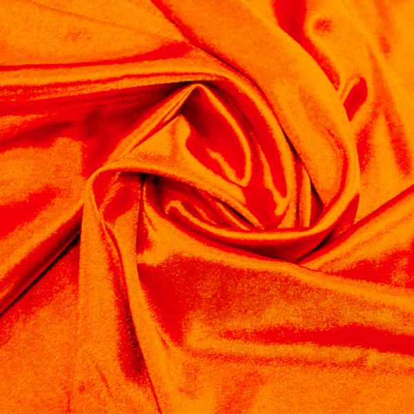 Spandex Fabric (Shiny) Fluor Orange Spandex Fabric Shiny