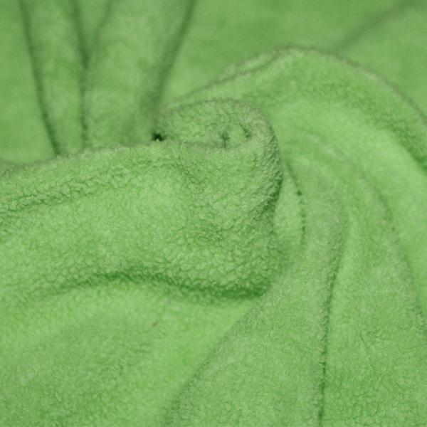 Cotton Fleece Fabric (Sherpa) Lime Cotton Fleece Fabric (Sherpa)