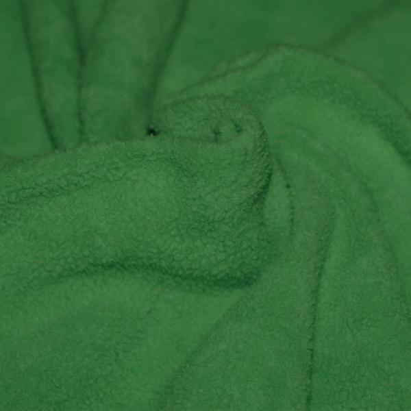 Cotton Fleece Fabric (Sherpa) Grass Green Cotton Fleece Fabric (Sherpa)
