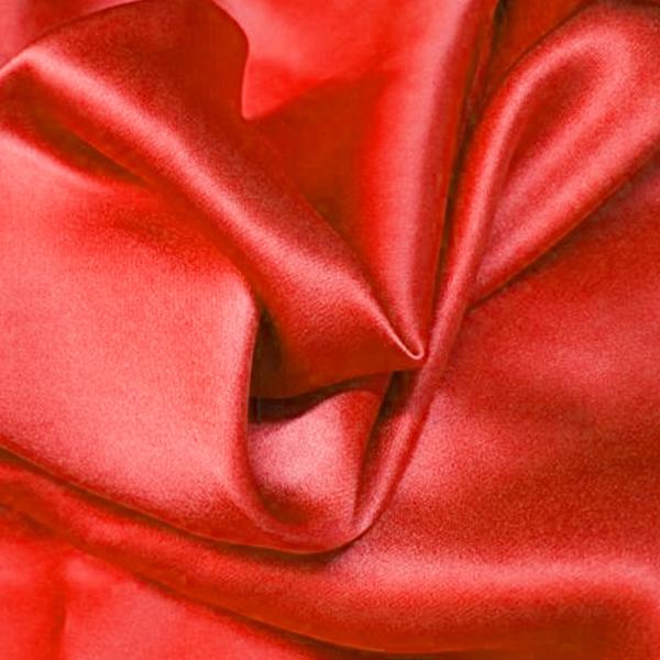 Satin Cotton Stretch Red Cotton Satin Fabric