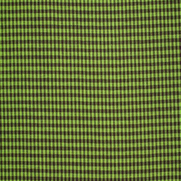 Gingham Brown / Lime 2mm Cube 2 mm Mix (Ginghams)