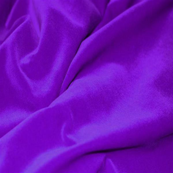 Velvet Fabric Stretch Purple Velvet Fabric 4-Way Stretch