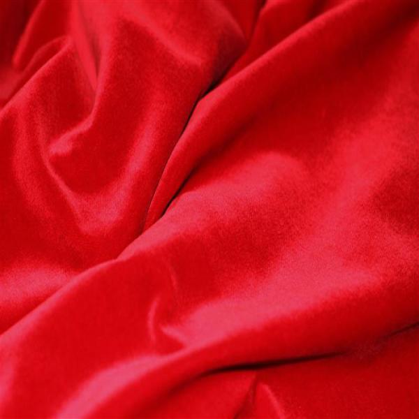 Cotton Velvet Red Cotton Velvet Fabric