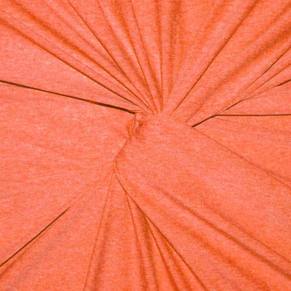 Viscose Jersey Melee Orange Viscose Jersey Fabric