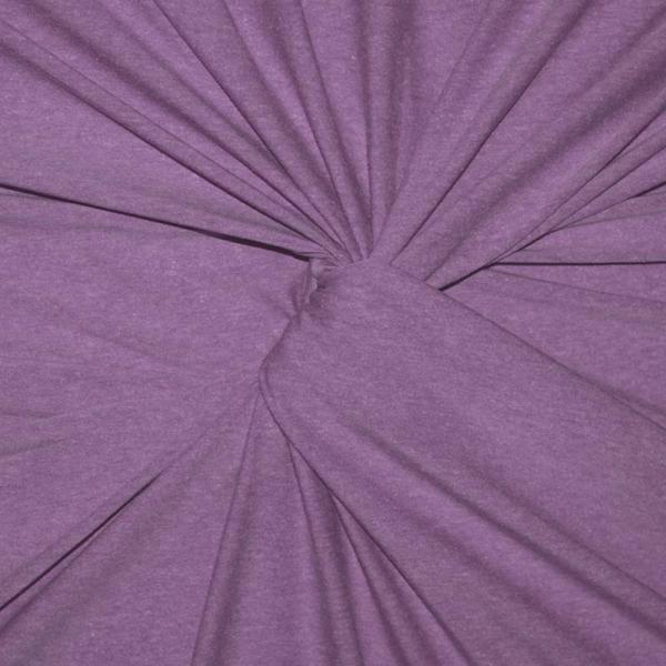 Viscose Jersey Melee Purple Viscose Jersey Fabric