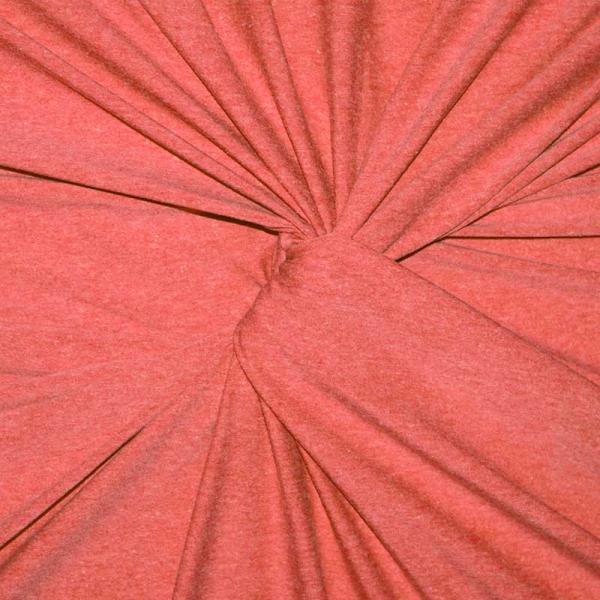 Viscose Jersey Melee Red Viscose Jersey Fabric