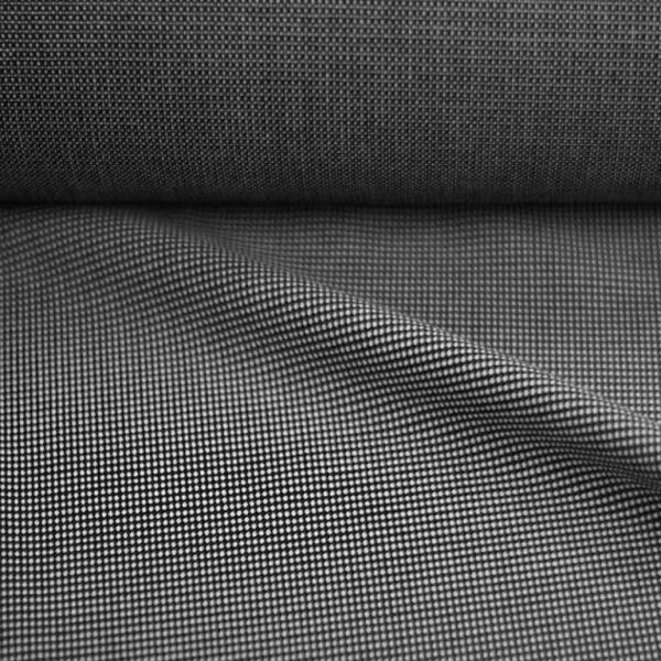 Stretch Birdseye Textilles Black/White Polyester Viscose Fantasy